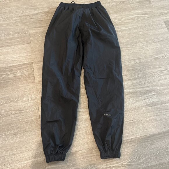 Boxraw Sweatpants Sauna Black Elastic Waist Pull On Jogger Drawstring  Mens L - Picture 4 of 5